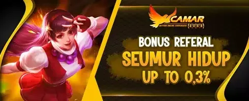 BONUS REFERRAL 0.3% SEUMUR HIDUP promotion